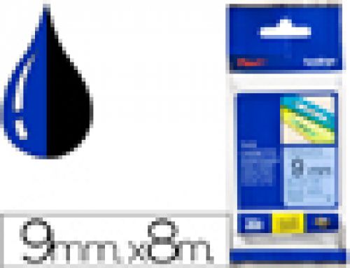 Fita brother tz-521 laminada azul-preto 9mm x 8m , Brother , 44463 , 4977766686419